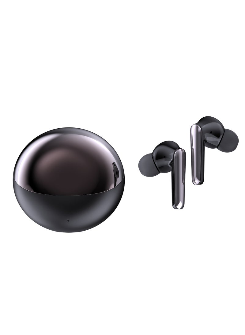 G-Tab X14 TWS Bluetooth 5.4 Earbuds with ANC & ENC, Wireless Stereo Earphones, Touch Control, 10mm Driver, Clear Call Mic, Type-C Charging, Black - Image 1